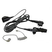 Motorola 2-Wire Earpiece with Clear Acoustic Tube (Black) PMLN6530A
