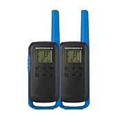 Motorola Walkie Talkie T62 Radio Twin Pack - Blue