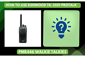how to use Kenwood tk-3501 protalk